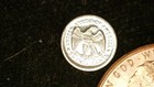 Miniature Coin 1875 20 Cent Liberty Seated Proof Like Sterling Silver