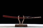 Katana Crimson Flame Gold Blade 1065 Steel
