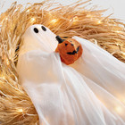 Pottery Barn Mr  Gus The Ghost Wreath
