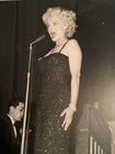 Marilyn Monroe Original Vintage Candid Photo Performing In Korea 1954