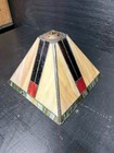 A Gorgeous Vintage Stained Glass 6 5    Lamp Shade Art Deco Table Lamp Style