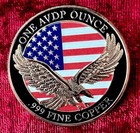 1oz X2  2oz Total  2024  999 Fine Copper Rounds Colorized American Prospector