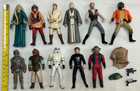 Vintage Star Wars 4  Figures L f l  Hasbro  Kenner   Taiwan  China  Hong Kong