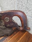 Z12- Antique Disston Usa  1 Or 2 Man Crosscut Logging Hand Saw 36  Blade