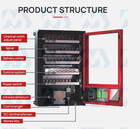    5 Slot Snack Vending Machine For Food drink snack Mounted Money Only Coins New   