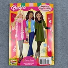 Barbie Paper Dolls Girls Pink Fabulous Fashion Activity Book Outfits 2000s Uncut