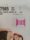 Dress Slim Fitted 14 Mccall s 7565 Sewing Pattern Uc Vtg 60 s Ruffle Spaghetti