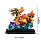 Colorful  Small Chinese Dragon Statue Chinese Feng Shui Zodiac Dragon Figurine