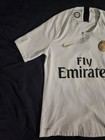 Paris Saint Germain Psg 2018-2019 Away Player Jersey Futbo Gold white Size M 