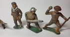 Vintage Lot Of 6 Barclay   Manoil Wwi wwii Lead Slush Mold Toy Soldiers