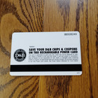 2009 Dave   Busters Rechargeable Power Card Orange No Balance Rare Out Of Print