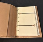 Vintage Gucci Tan Leather Mini Address Book Pre-owned All Unused Pages Read