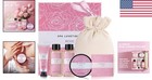 Indulge Her With A 6-piece Rose Bath Set - Luxurious Self-care Gift Collection