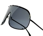 Fashion Oversized Luxury Sunglasses For Women Men One-piece Lens Frame Uv400 New