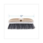 Boardwalk 8410 2-1 2  Ps Bristle 10  Vehicle Brush With Vinyl Bumper New
