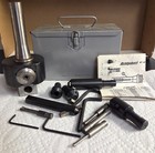 Vintage Bridgeport Boring Head Set In Metal Storage Case