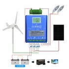 3000w 48v Wind Turbine Generator With Mppt Charge Controller Regulator Kit Solar
