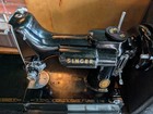 Vintage Am  1955  Singer 221 Featherweight Sewing Machine W  Case  more Restored