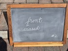 Vintage Real Slate Chalkboard blackboard W chalk Tray  Chalk   22 X 16      2