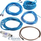 Stinger Ssk8 8 Awg Gauge Amplifier Wiring Kit W  2 Channel Rca Interconnects