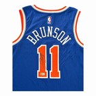 Jalen Brunson Signed Autographed Ny Knicks Nike Swingman Jersey Beckett Bas
