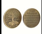 Gold Antique Christian Challenge Coin Token  Bulk Pack Of 25