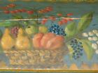 Antique Folk Art Painted Box Chest Original Decorated 19th C  Dome Top Pine Wood