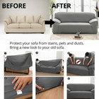 Living Room Couch Cover Sectional Slipcover Armchair Cover Spandex 1-4 Seater