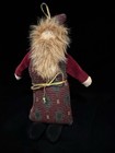 Woof And Poof Old World Santa Plush Ornament Vintage Tapestry Velvet Cloak