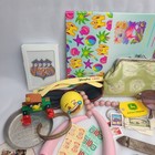 Junk Drawer Lot Trinkets Antiques Toys Collectible Jewelry Stamps  Vintage