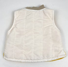 Lulu   Roo Jeep Vest Jacket  White  Fleece Lined  Size 12 Months  Spring fall