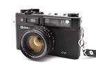  near Mint  Yashica Electro 35 Gt Rangefinder Film Camera 45mm F 1 7 W  Strap