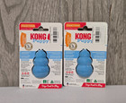 Kong 2pk Puppy Natural Teething Blue Rubber Dog Chew Toy X-small Fill W  Treats