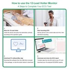 Livenpace Th12 12 Lead Holter Monitor 24h Ekg Monitor W Pc Software Ai Analysis