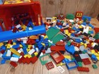 Vintage Lego Mega Bloks Tub Bulk Lot 80s 90s Tires Bricks People Parts Mixed Set