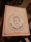 New President Jimmy Carter 8  Decanter Bottle Wheaton First Edition In Box 