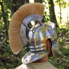 Roman Centurion Helmet   Mens Wearable Warrior Spartan Helmets Medieval Costume