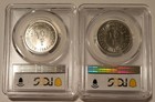 Congo Democratic Republic - Set Of Two - 1965 10 Francs Varieties Ms64 65 Pcgs