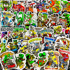 50pcs Rat Fink Ed Roth Vinyl Decals  Vintage Hot Rod Custom Sticker Set