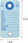 Pack Of 500 Cardboard Key Tag Light Blue W Key Rings 1  3 8w X 2 3 4 Car Dealer