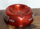 Time Ale Beer Aluminum Ash Tray 1940s - Dallas Brewing Company  Texas - Rare