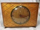 Vintage Smiths Sectric Electric Mantel Clock Mid Century Wooden Case Untested