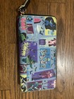 Dooney And Bourke Disney Blue Haunted Mansion Zip Wallet
