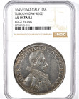 1645 1642 Italy Tuscany Ferdinand Piastra Coin D-4202 - Certified Ngc Au Details