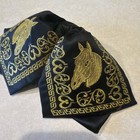 Mariachi Bow Tie  Black And Gold Horse Embroidered   Mo  o Charro
