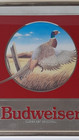 1992 Budweiser    king Of Beers    Bird Hunting Pheasant Gold Bar Mirror 14   x17   