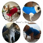 Dog Vest Jacket Clothes Warm Fleece Puppy Cat Sweater Shirt Outfit Small Pet   