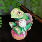 Cute Baby Turtle Statue Decor Collectable 4  Figurine Resin Cute Food Ice Cream