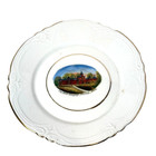 Pontiac Hospital Mi Michigan Antique  Souvenir China Trinket Dish Plate