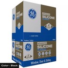 Ge Advanced Silicone 2 Window And Door Black Silicone Caulk 10 1 Oz - Pack Of 12